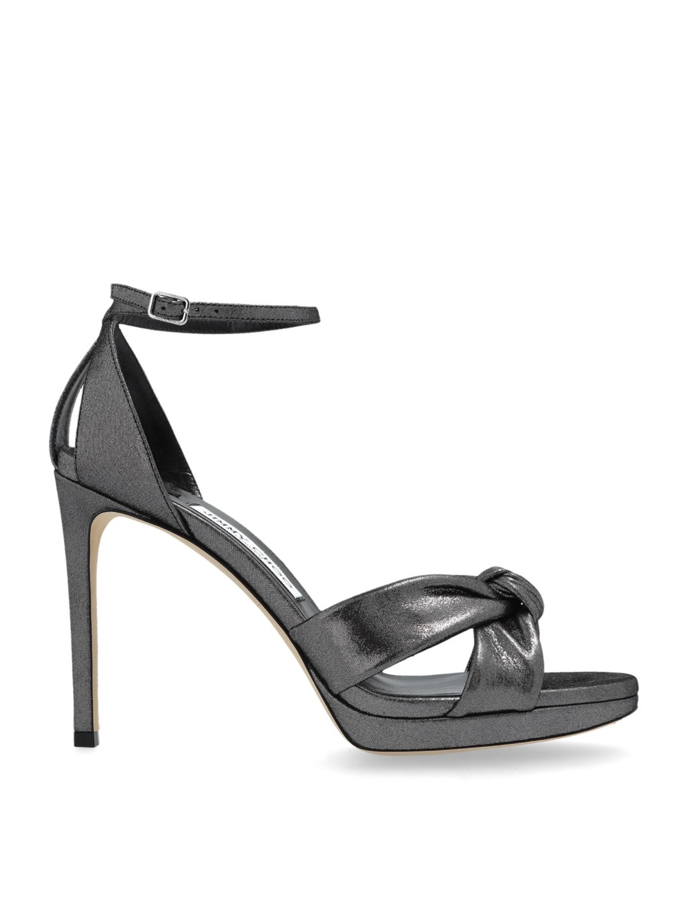 New Jimmy Choo Metallic 100Mm Rosie Sandals $995 36.5